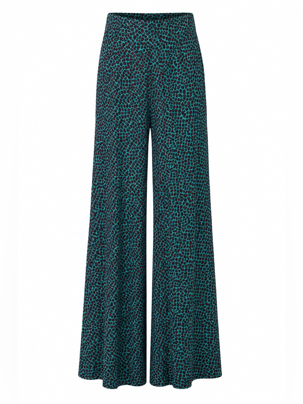 Band of Gypsies Teal and Burgundy Floral Wide Leg Pants NWT Size Medium